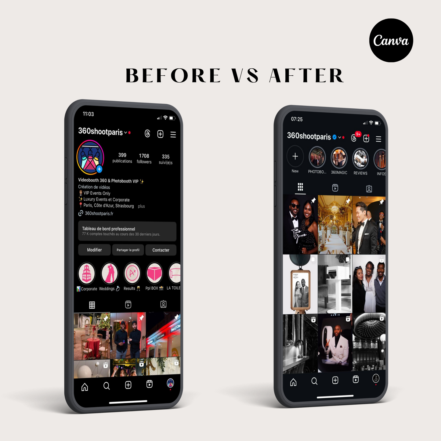 Instagram Photobooth Feed Preset