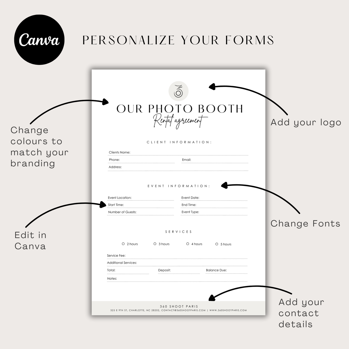 Contract Photobooth Event